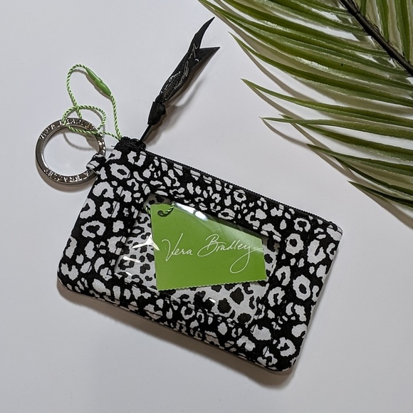 Vera Bradley Accessories - Very Bradley Zip Id Holder Case Black/White NWT